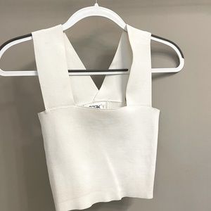 LF stores white bandage top